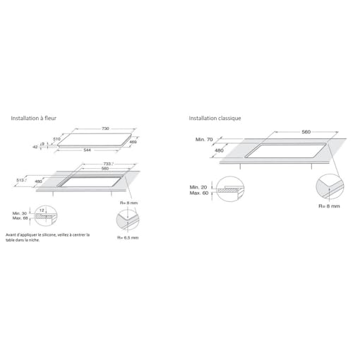 Plaque gaz GOWL758NBFR 75cm - vue 10