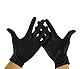 KMINA - Einweghandschuhe (100 Stück L) Schwarze, Puderfreie & Latexfreie