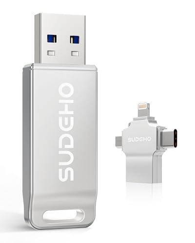 MFi Certified Photo Stick 256GB USB Flash Drive...