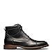 Florsheim Mens Chalet Cap Toe Boots Black Crazy Horse 10.5 Medium
