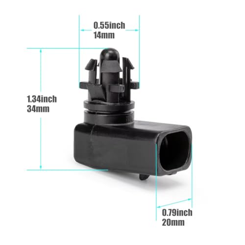 Sensor de temperatura ambiente exterior para Buick Lucerne 3.9L 2009 25775833 5