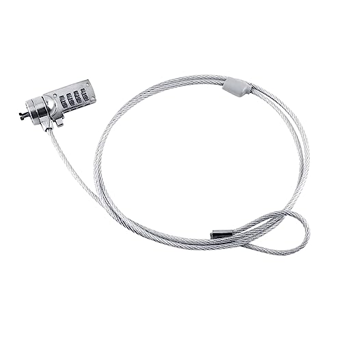 Mikikit Combination Bike Lock Heavy Duty Steel Wire Security Lock for Bicycles Laptops Resettable Anti-Theft Device with Combinations for Mountain Road Bikes