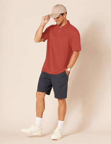 Image of Amazon Essentials Men's Regular-Fit Short Sleeve Cotton Pique Polo Shirt (Available in Big & Tall)