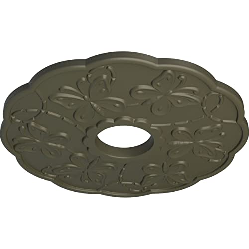Image of Ekena Millwork CM17TSWHFDecorative Ceiling Medallions Modeled After Original Historical Patterns & Designs, Witch Hazel