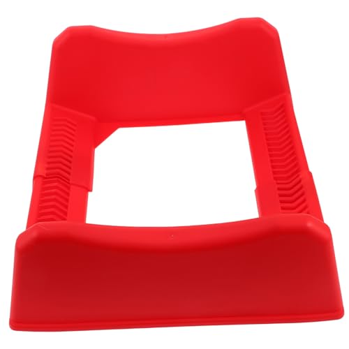 Garneck Présentoir à Pneus Robuste Rouge, Support à Pneus Empilables en Acier Ajustable, Rangement Garage et Domicile, Porte-Roues Polyvalent pour Accessoires Automobiles, Étagère