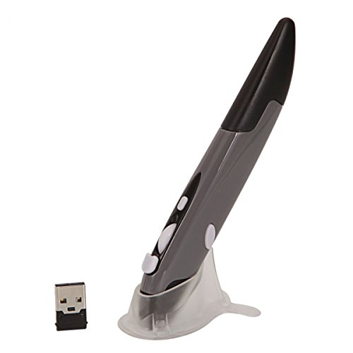 Morjava® PR-03 2.4GHz Wireless Optical Pen Mouse Adjustable 500/1000DPI Handwriting Smart Mouse for PC Laptop iMac Android Tablet (Black)