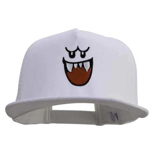 Gorra Snapback Trucker con Logo Mario Ghost Face