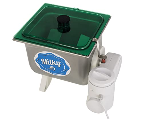 Electric Butter Churn Milky Fj10 (115V) | 1 Gallon Of Cream | Made Of Stainless Steel | Make Butter In 20-30 Minutes | Made In The Eu | 2-Year Warranty #TOP3