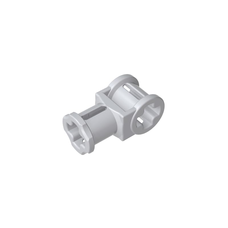 32039 Technic Axle Connector with Axle Hole 50 Pieces High-Precision MOC Building Bricks Replacement Parts Compatible with Lego bricks GDS-931 gray white