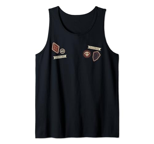 Débardeur Disney Pixar Onward Pixies imprimé haut sans manches style veste geek pour adulte