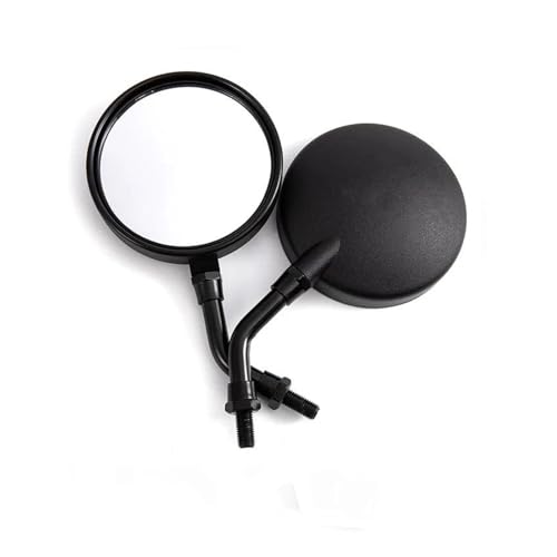 voiture Rétroviseurs Latéraux De Moto 8/10 Mm Cafe Racer Pour Vespa LX 150 GT60 PX 125 MP3 Accessoires(Poteau court noir)