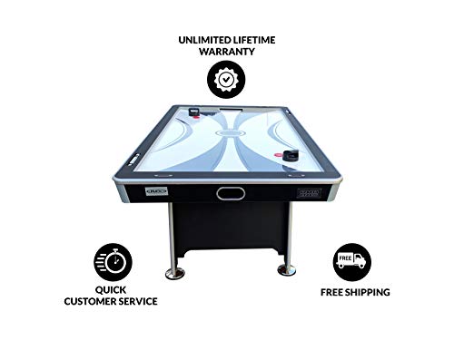 PUCK Apollo 7-Foot Air Hockey Table