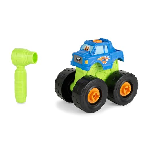 Build-A-Buddy Monster Truck Toy - 2-in-1 Building Toys for Take Apart Play - Kids Building Sets - Construction Toys Ages 18 Months and Up