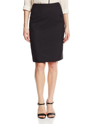 Le Suit Women's Side-Zip Glazed Melange Suit Skirt