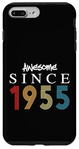 Awesome Since 1955 Birthday 1955 Vintage 1955 Year �X�}�z�P�[�X iPhone 7 Plus/8 Plus �p
