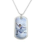 Avatar the Last Airbender Katara Military Dog Tag Pendant Necklace with Chain