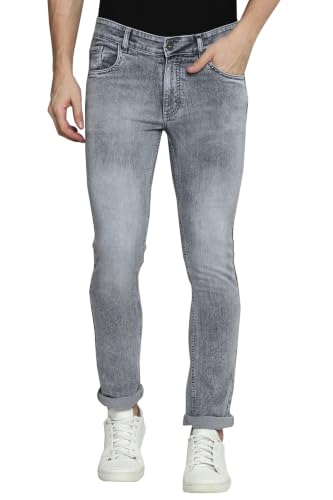 Image of Allen Cooper Slimmy Comfortable Mid Rise Denim Jeans for Men