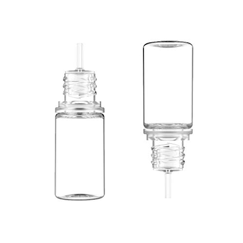 Copackr Boîte complète (1 000 bouteilles) de 10 ml Chubby Gorilla Signature en plastique PET pour liquides, huiles et autres liquides (flacon transparent/bouchon transparent) – vue 6