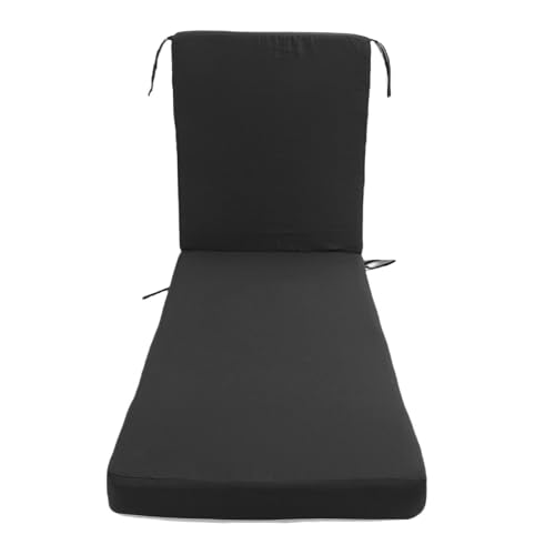 Coussin de transat de plage imperméable et matelas de remplacement pour chaise longue de jardin