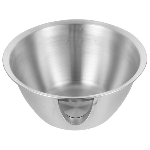 Lavabo redondo de cocina de acero inoxidable resistente y duradero 2