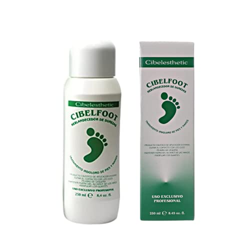 Cibelfoot Líquido Reblandecedor de Durezas y Callos Profesional - Sin cortes ni limaduras (250 ml)