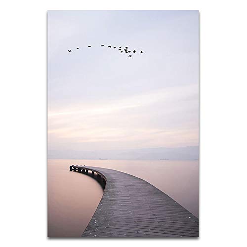 Affiches et Impressions Toile de Mer 70x100cm Triptyque Minimaliste