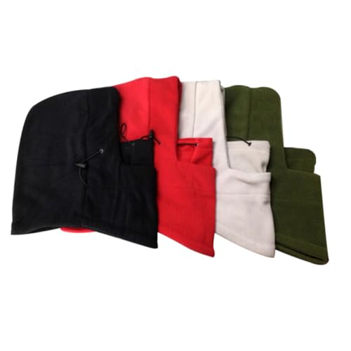 Balaclava térmica versátil 6 en 1 para hombre, gorro exterior cálido, máscara para esquí, protección para cuello y cara, ideal para ciclismo, esquí y caza, color verde militar miniatura 4