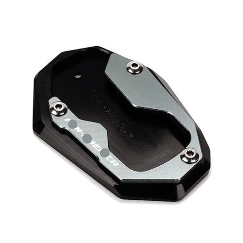 Rallonge de béquille latérale Pan America 1250 avec bouchons de valve de moto noirs