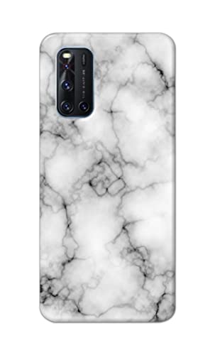 Image of Light White Marble Texture Natural Pattern Hard Back Case Cover for Vivo V19 Back Cover -(J5) VNS2230
