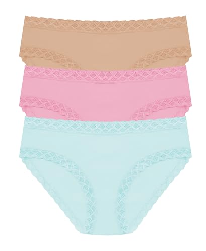 Image of Natori womens Bliss Girl Brief 3-pack Panties, Bliss Girl Brief 3-pack Panties