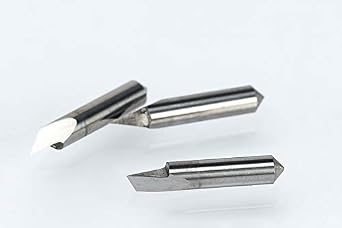 IOLINE Cutter Blade Plotter Vinyl Cutter Cutting Plotter 5PC Cutter 30/45/60 Degree Tungsten Blade Color: 1pc, Size: Degree 45 X 5