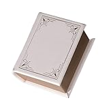 Design Distinctif : Conçue sur le thème d'un étoilé, cette boîte à bagues crée une ambiance profondément romantique pour les célébrations importantes. Son apparence de livre vintage allie fonctionnalité et évocation sentimentale, sublimant la beauté des gestes sincères lors des moments inoubliables comme les demandes en mariage ou les anniversaires. Un accessoire de scénographie romantique qui sert aussi de souvenir précieux.