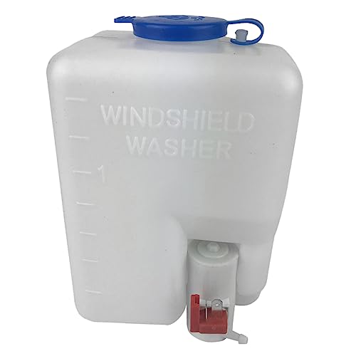 PRETYZOOM Windshield Washer Reservoir Windshield Washer Fluid for Bottle Car Pump Windshield Wiper Fluid Windscreen Washer Fluid Reservoir Fluid Reservoir Tank White Plastic