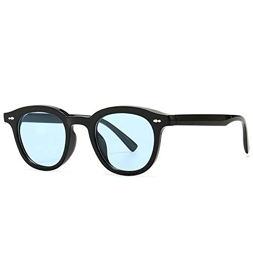 Popular Small Round Sunglasses – Narrow Frame Anti-Blue Light Flat Glasses with Modern Charm-image-48