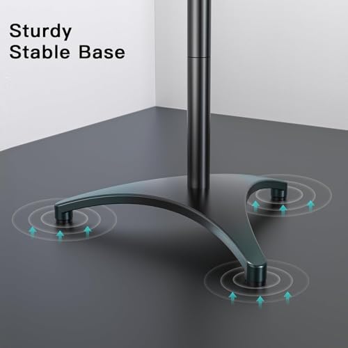 Image of PERLESMITH Speaker Stand Adjustable - Extend 20 inch to 44 inch - Holds Satellite Speakers & Small Bookshelf Speakers up to 9 lbs, Floor Stands Compatible with Sony Bose Polk JBL Yamaha and Others - 1 Pair
