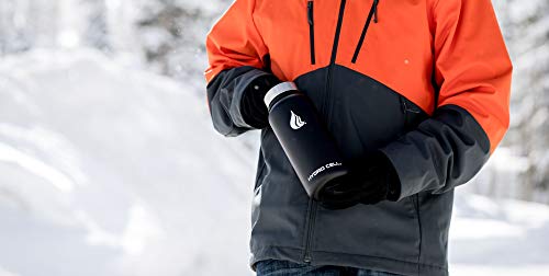 Hydro Cell Stainless Steel Triple Insulated Water Bottle, 2 Lids (64Oz 40Oz 32Oz 24Oz 18Oz 14Oz) - Metal Vacuum Flask With Modern Leakproof Sport Straw Design For Kids And Adults (Black 32Oz) #TOP4