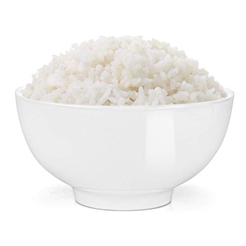 Foraineam 12 Pack 5 Inch Porcelain Bowls 14 Ounce White Round Bowl Set For Dessert, Ice Cream, Salad, Fruit, Small Side Dishes #TOP6