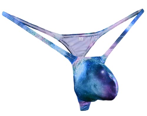 Mens T-back Bulge Pouch G-strings Thongs Underwear WSS109