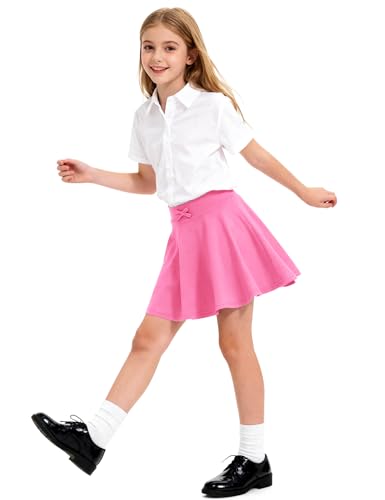 Image of BOOPH 2 Pack Girls Skirts Toddler Athletic Uniform Skorts with Pockets