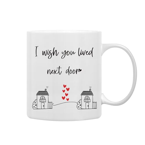 Taza de cerámica QASHWEY 11 oz para café y té miniatura 1