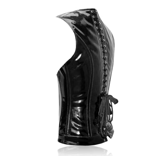 Men's Latex Waist Cincher Vest – Slimming Corset Shapewear for Tummy Control, Posture Support & Compression Training4