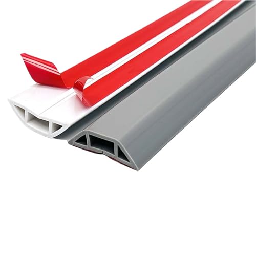 Protecteur de cordon gris 1m pour sécuriser le sol du bureau