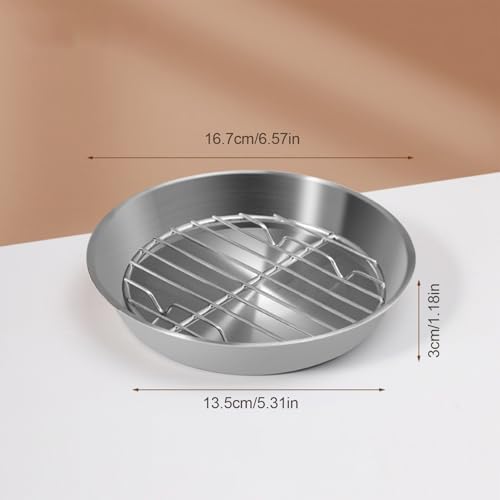 Moules de cuisson pour four en acier inoxydable avec support pour dinde, bœuf et rôti - 6