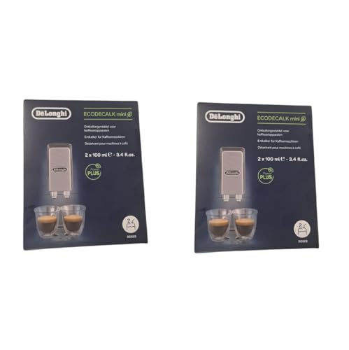 Delonghi EcoDecalk Mini 2 x 100ml Descaler (Pack of 2)