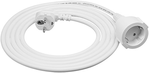 Preisvergleich Produktbild AmazonBasics - Verlängerungskabel - 3 m UK Weiß