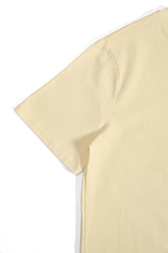 Image of Maydear Men Women Basic T Shirt Cotton Short Sleeve Crewneck Casual Plain Tee Everyday Essential Top