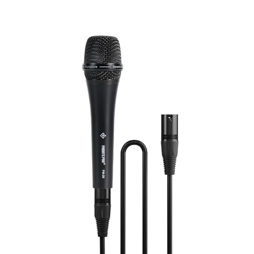 Phenyx Pro Vocal Microphone, Supercardioid Dynamic Mic with 16.4 ft XLR Cable, Mic Clip, Storage Bag, Wired Handheld Microphone for Singing, Stage, Studio, Karaoke (PM-26) Phenyx Pro Vocal Microphone, Supercardioid Dynamic Mic with 16.4 ft XLR Cable, Mic Clip, Storage Bag, Wired Handheld Microphone for Singing, Stage, Studio, Karaoke (PM-26)