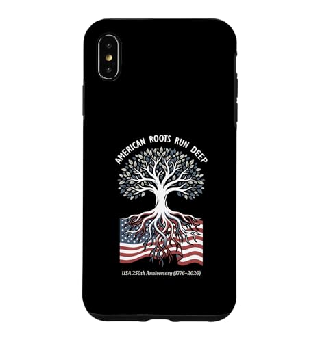 American Roots Run Deep Patriotic Heritage Flag 7��4�� 250 �X�}�z�P�[�X iPhone XS Max �p