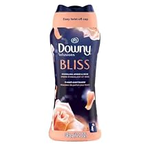 Downy Infusions In-Wash Laundry Scent Booster Beads، BLISS، Sparkling Amber and Rose، 12.2 oz
