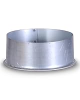 FIREFIX A150/K FAL Ofenrohrkapsel/Wandfutterdeckel, ø 150 mm - Ofenrohre aus Stahlblech, 0,6 mm stark, konisch einsteckbar, Längen lasergeschweißt, Silber